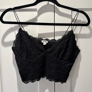 Garage Black Lace Cami